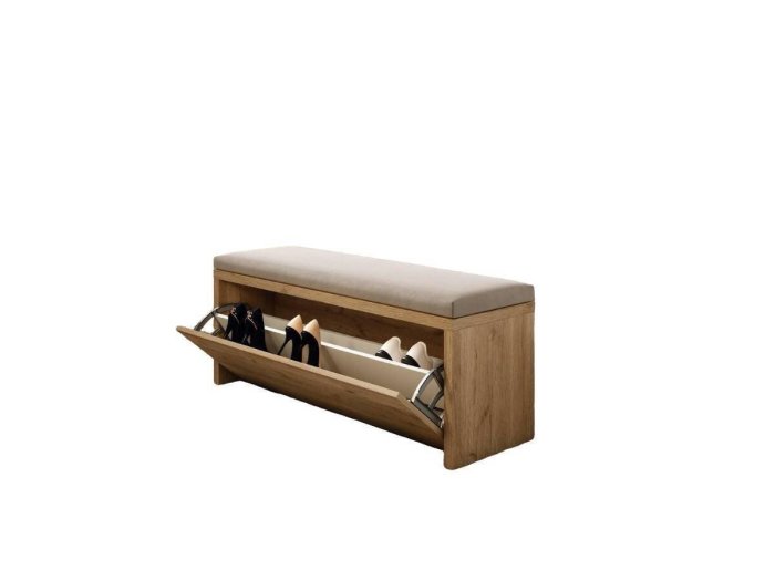 Banqueta zapatero tapizado modelo URBANO