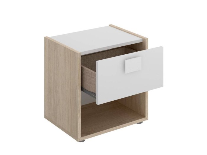 Mesita 1 cajón y hueco modelo MENTA 2