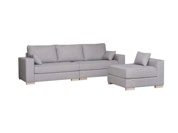 Sofá con chaisselongue reversible modelo VAN 2
