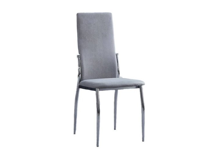 Silla de comedor tapizado gris modelo FELFO