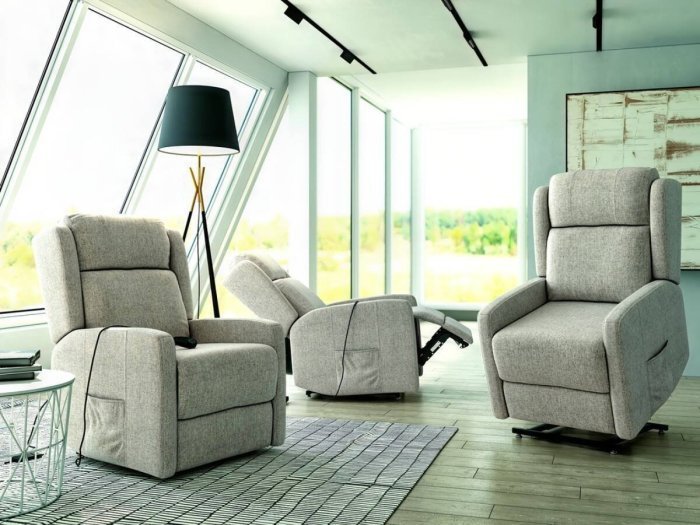 Sillón relax con 2 motores y power-lift modelo VASTA