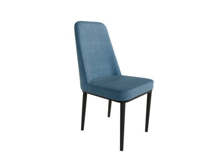 Silla de comedor con patas negras modelo IZMA