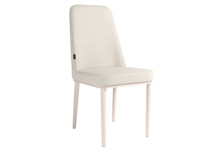 Silla de comedor con patas blancas modelo IZMA