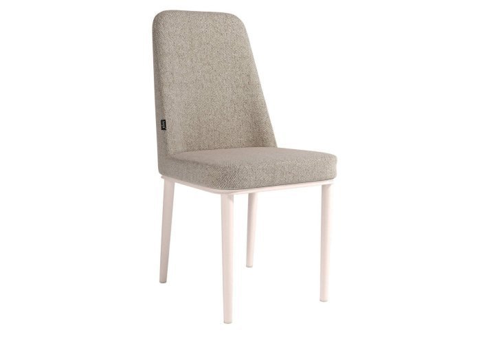 Silla de comedor con patas blancas...