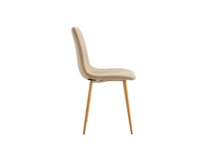 Silla tapizada modelo SOFIA beige 2