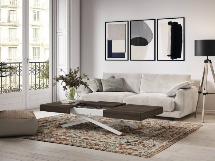Mesa centro elevable comedor eléctrica modelo HAUSE 2