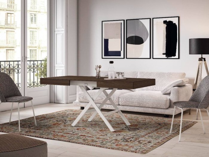 Mesa centro elevable comedor eléctrica modelo HAUSE