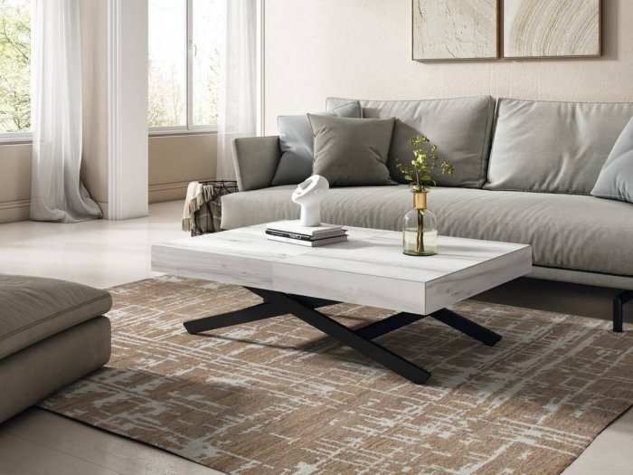 Mesa centro elevable comedor eléctrica modelo HAUSE
