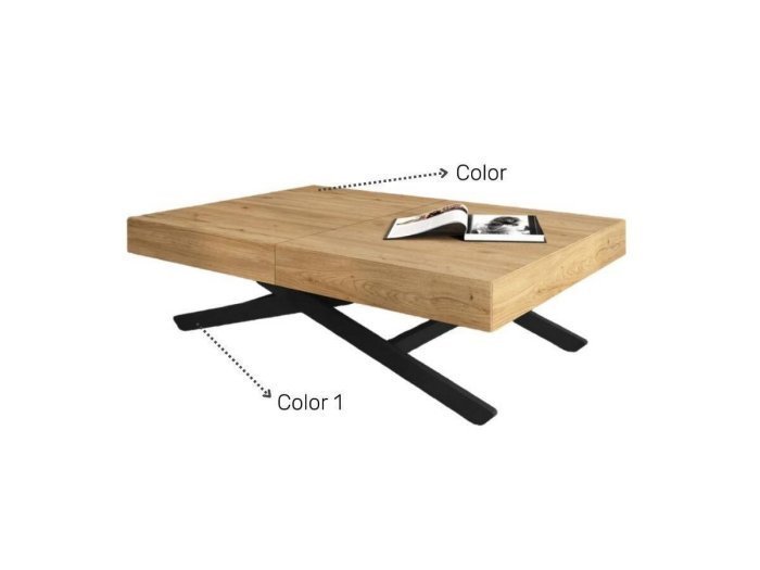 Mesa centro elevable comedor eléctrica modelo HAUSE