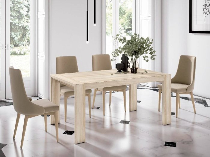 Mesa comedor extensible pata deslizante modelo IRIS