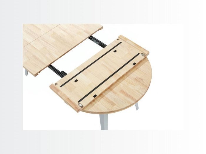 Mesa comedor redonda extensible modelo WALTER